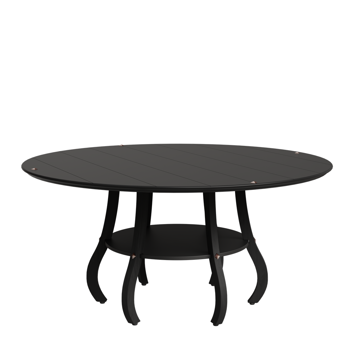 Celias Rustic Antique Brass Round Center Table