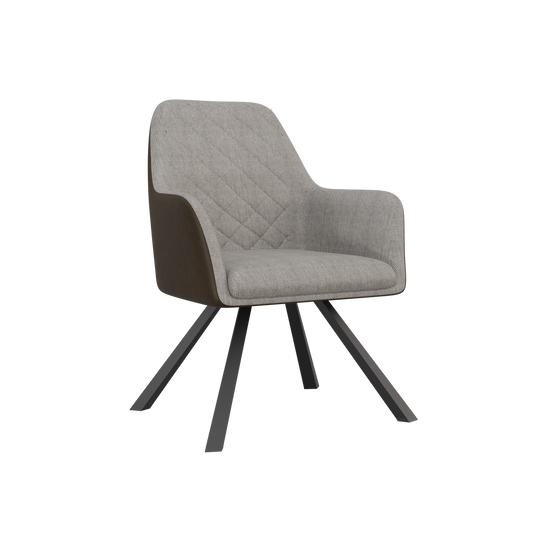 Celias Rustic Upholstered Accent Dining Chair