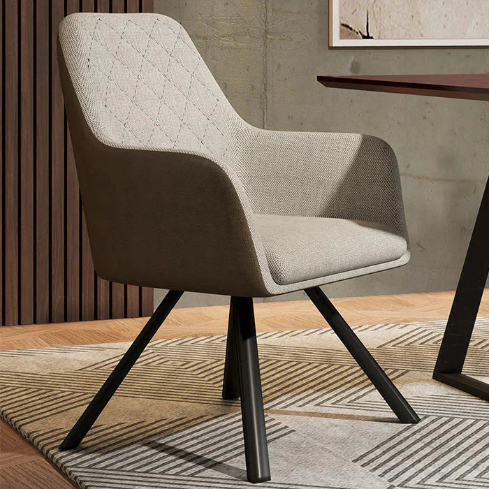 Celias Rustic Upholstered Accent Dining Chair