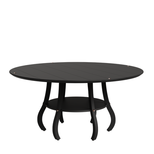 Celias Rustic Antique Brass Round Center Table