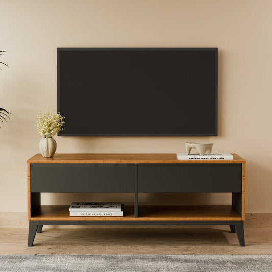 Celias Rustic Modern Storage TV Media Unit