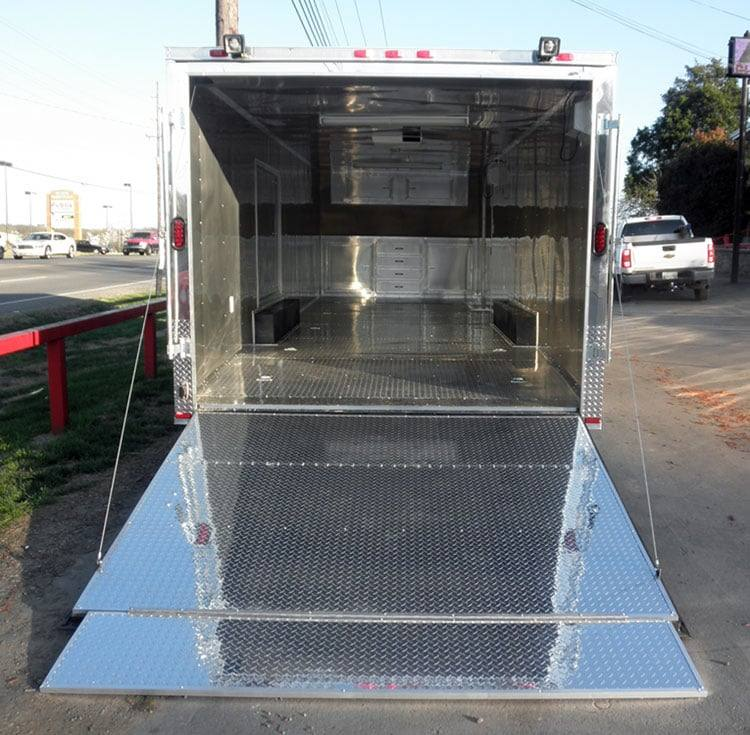 Enclosed Trailer 8.5’x26′ Yellow – Bike Motorcycle Car Hauler Storage - Image 12