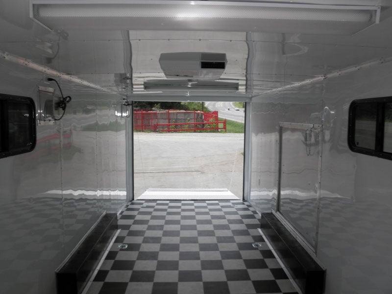 Enclosed Trailer 8.5’x24′ White – Lawn Mower Car Bike Hauler Storage - Image 10
