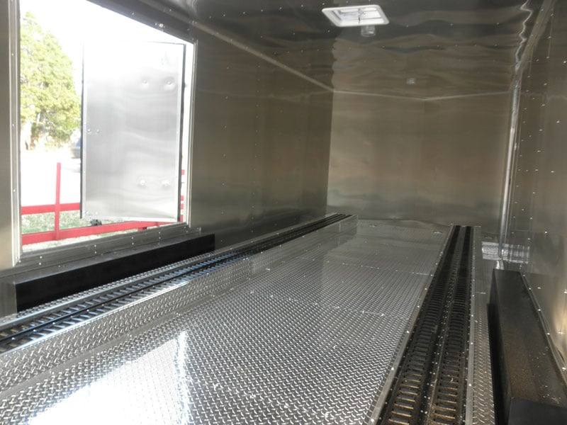 Enclosed Trailer 8.5′ X 24′ White – Cargo Bike Car Hauler Storage - Image 23