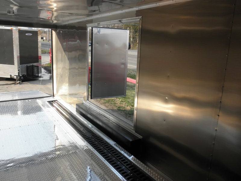 Enclosed Trailer 8.5′ X 24′ White – Cargo Bike Car Hauler Storage - Image 24