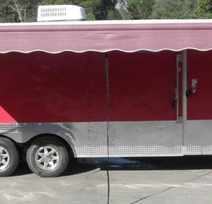 Enclosed Trailer 8.5’x26′ Red – Motorcycle Car Bike Hauler Storage
