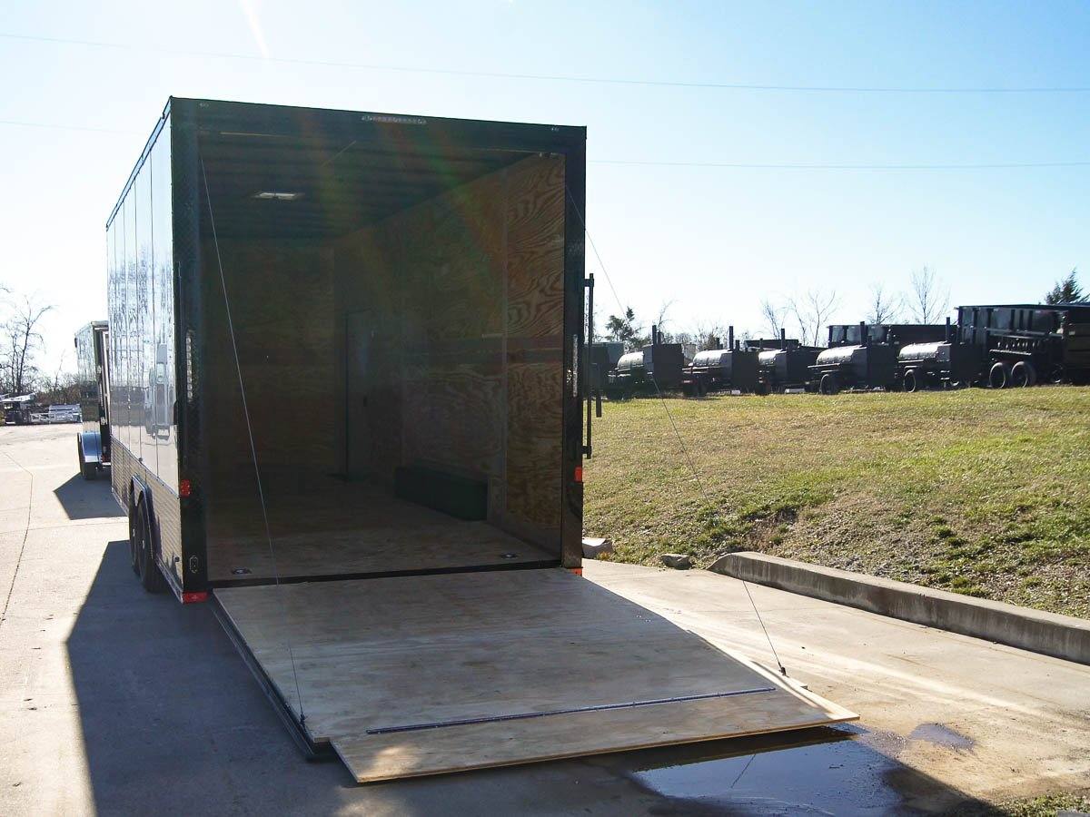 8.5×20 White V-Nose Enclosed Trailer with Blackout Pkg (2) 5,200lb Axles - Image 5