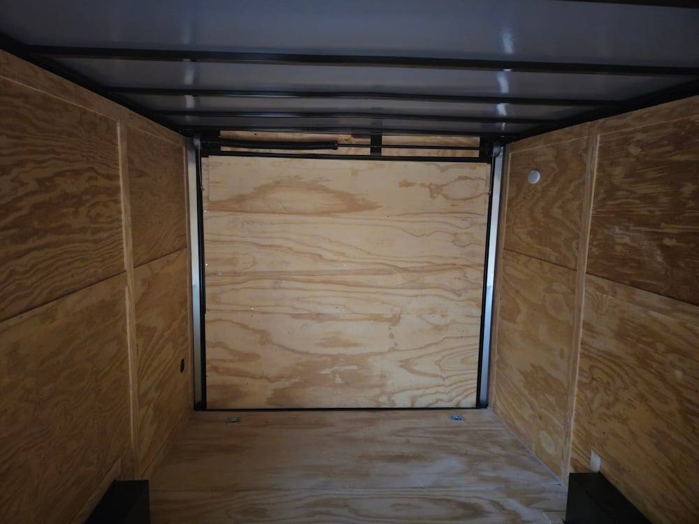 8.5×20 Black V-Nose Enclosed Trailer with Blackout Pkg (2) 5,200lb Axles - Image 14