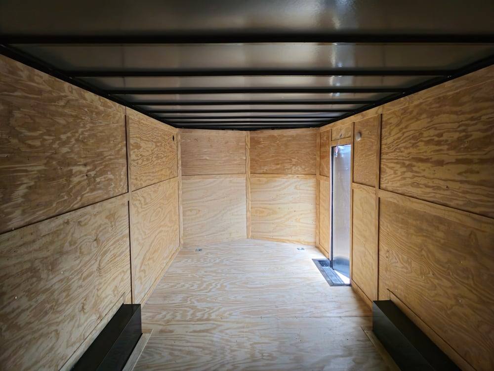 8.5×20 Black V-Nose Enclosed Trailer with Blackout Pkg (2) 5,200lb Axles - Image 15