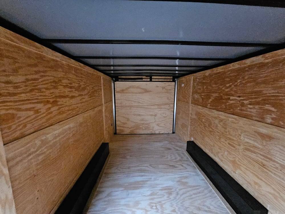 8.5×20 Black V-Nose Enclosed Trailer with Blackout Pkg (2) 5,200lb Axles - Image 19