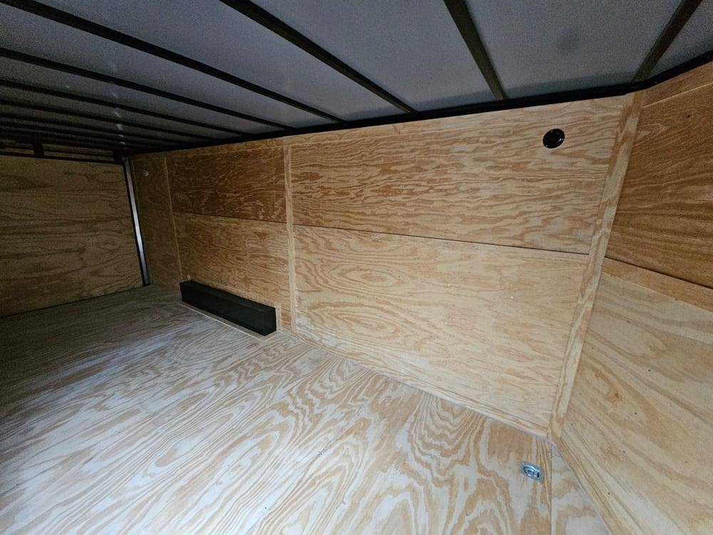 8.5×20 Black V-Nose Enclosed Trailer with Blackout Pkg (2) 5,200lb Axles - Image 23
