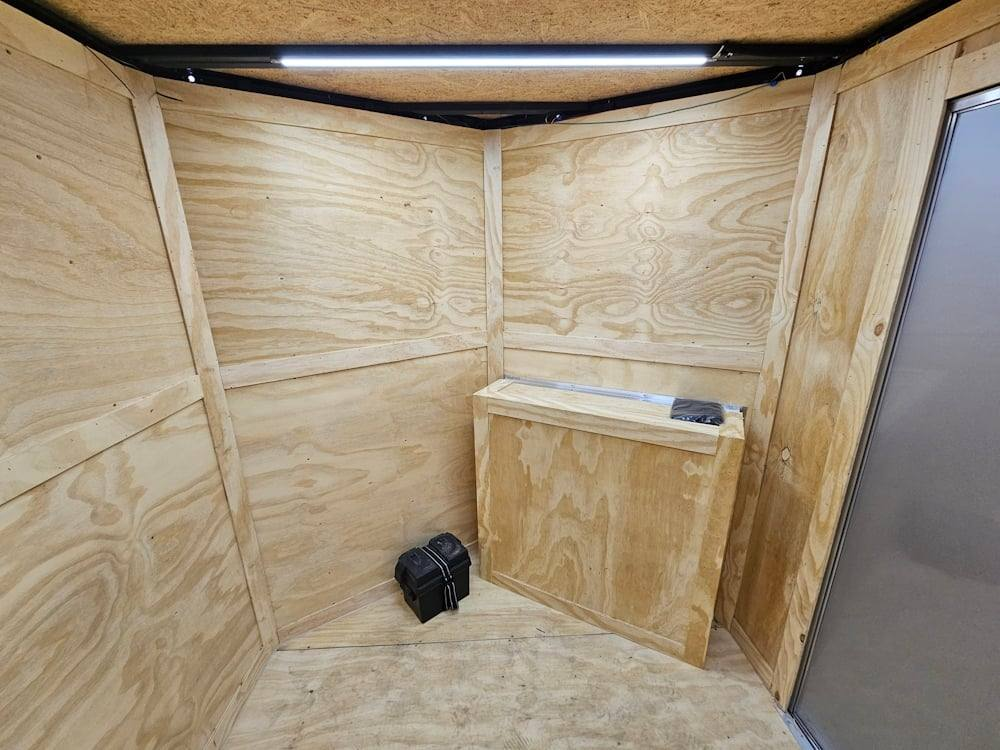 Enclosed Trailer 7′ X 20′ Red Hybrid Trailer Landscaping Equipment etc.. - Image 19