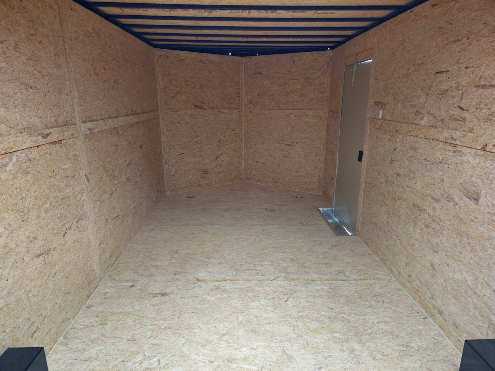 Enclosed Trailer 8.5′ X 24′ Tandem Axle Charcoal Grey 7′ Interior Motorcycle Car Hauler - Image 12