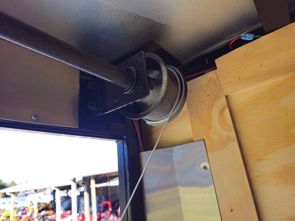 8.5×28 V-Nose Enclosed Trailer Black Out and Escape Door (2) 5,200lb Axles - Image 28
