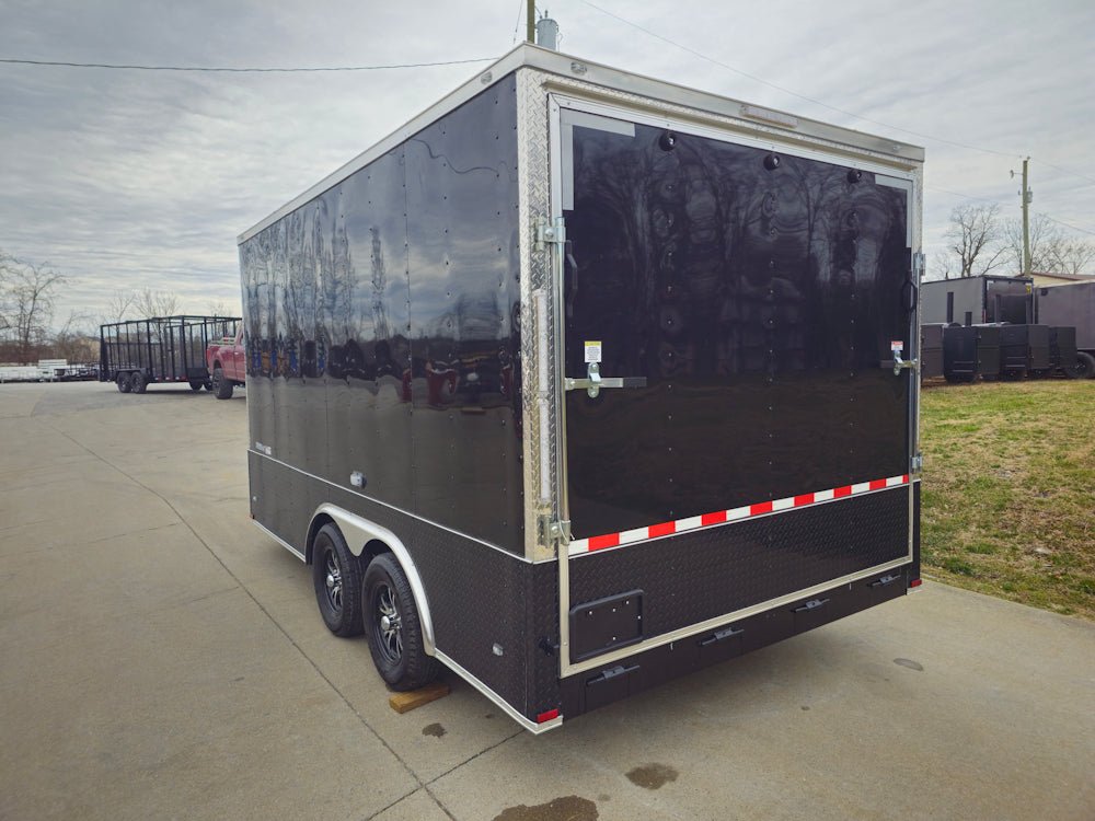 Enclosed Trailer 8.5′ X 14′ Black – Custom Car Equipment ATV Storage - Image 5