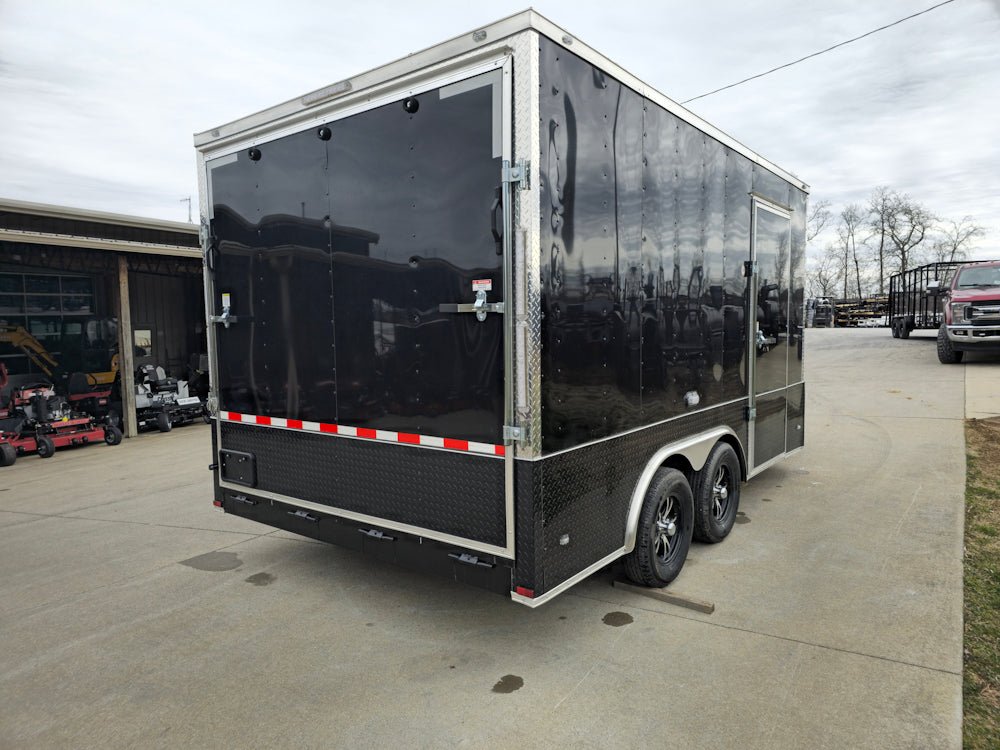 Enclosed Trailer 8.5′ X 14′ Black – Custom Car Equipment ATV Storage - Image 7