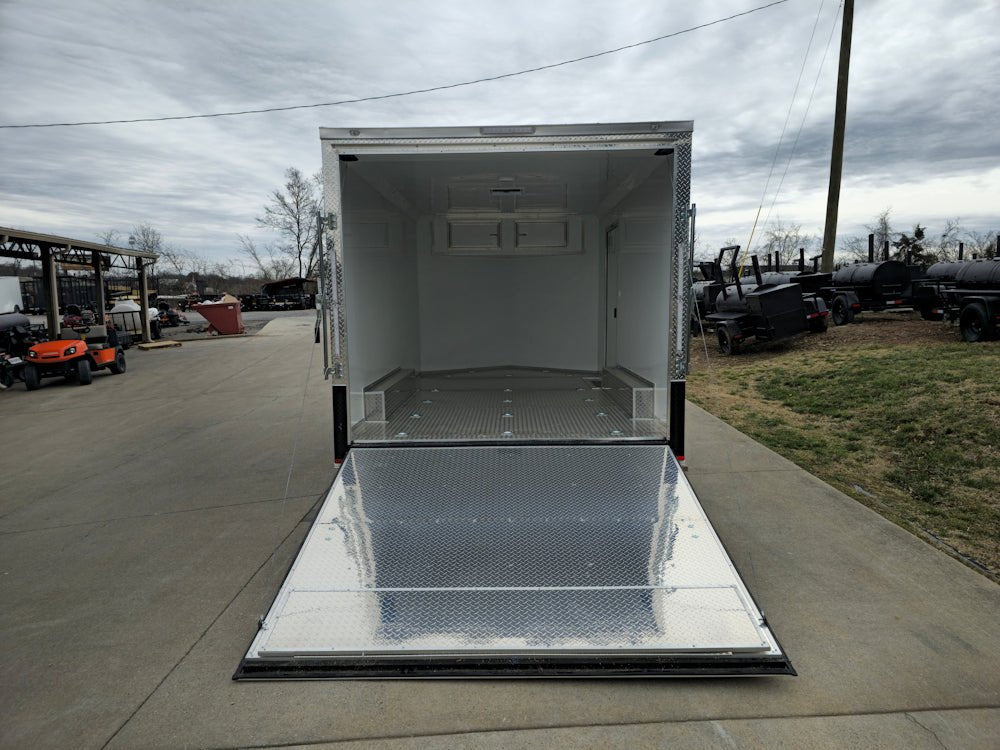 Enclosed Trailer 8.5′ X 14′ Black – Custom Car Equipment ATV Storage - Image 12