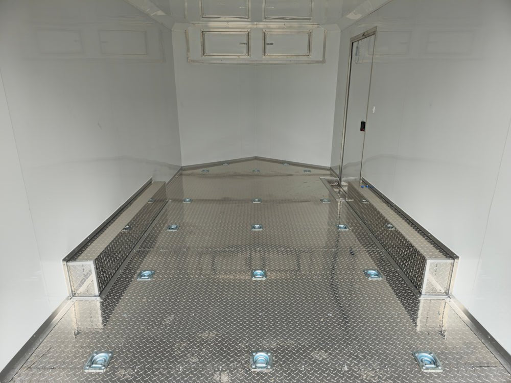 Enclosed Trailer 8.5′ X 14′ Black – Custom Car Equipment ATV Storage - Image 14