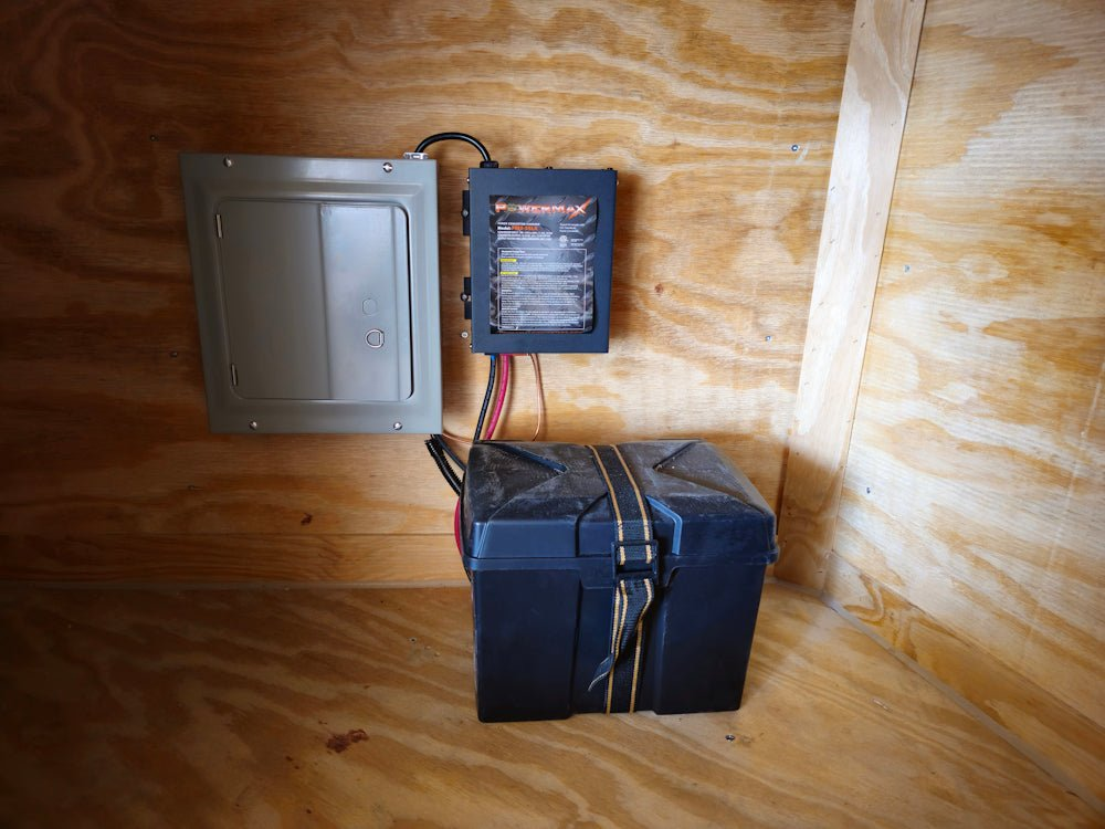 8.5×26 V-Nose White Enclosed Trailer (2) 7K Axles 50 AMP Electrical Package & Cabinets - Image 22