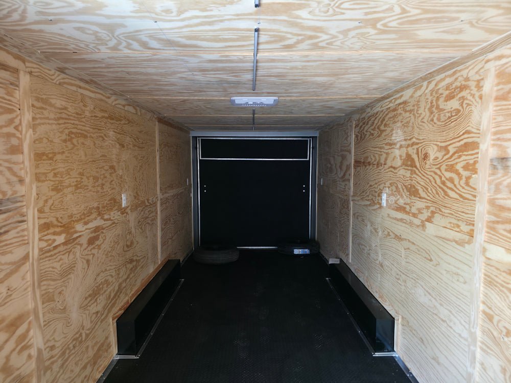 8.5′ X 24′ Charcoal Grey With Blackout Custom Water Rescue Enclosed Trailer - Image 14