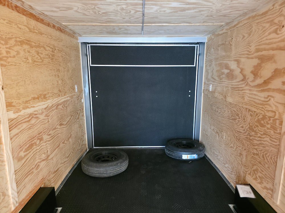 8.5′ X 24′ Charcoal Grey With Blackout Custom Water Rescue Enclosed Trailer - Image 15