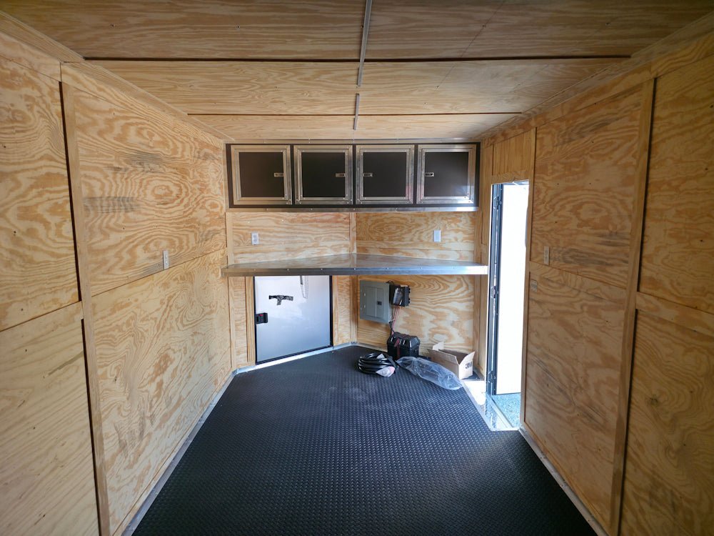 8.5′ X 24′ Charcoal Grey With Blackout Custom Water Rescue Enclosed Trailer - Image 18