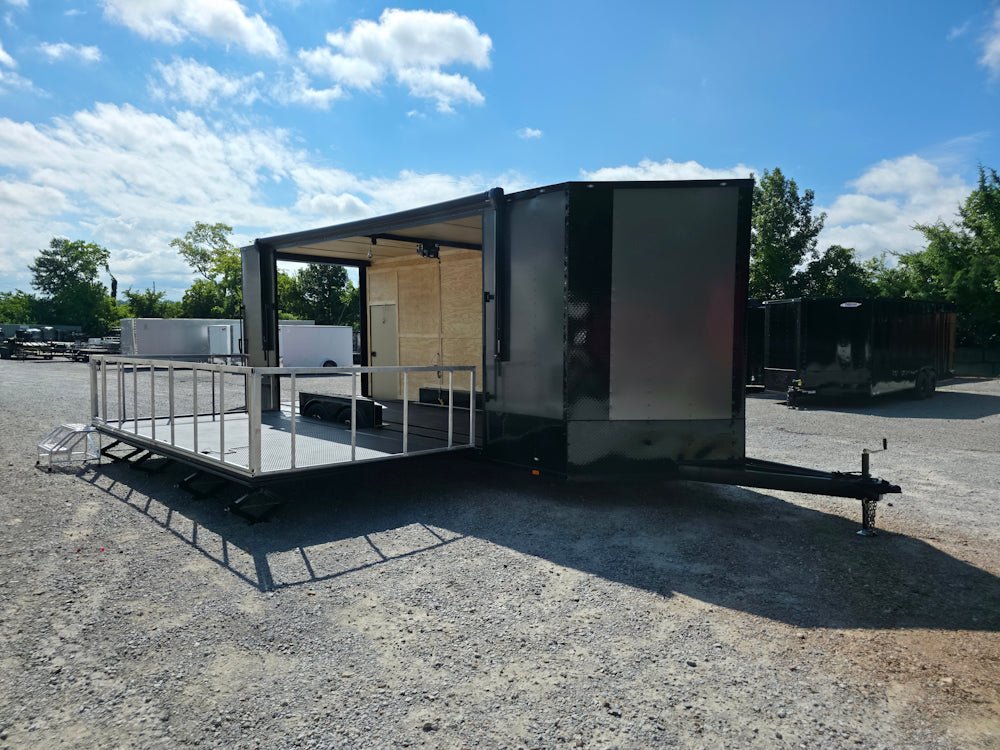8.5′ X 24′ Custom Stage and Event Marketing Enclosed Trailer - Image 12