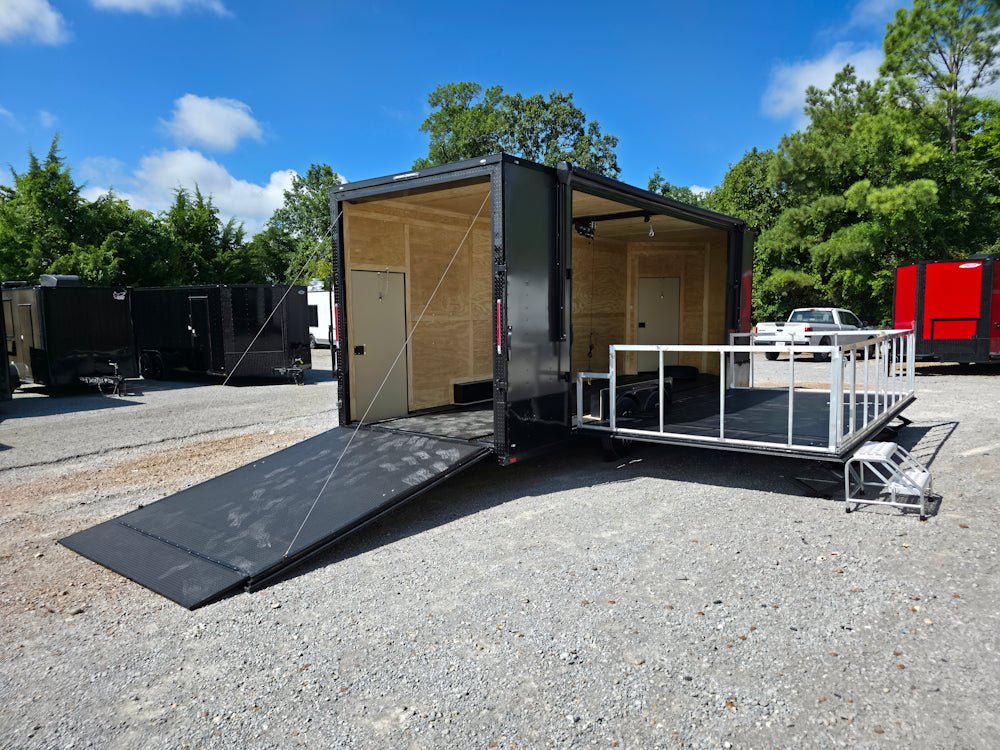 8.5′ X 24′ Custom Stage and Event Marketing Enclosed Trailer - Image 14