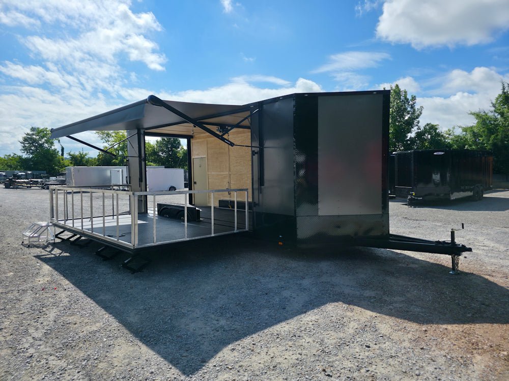 8.5′ X 24′ Custom Stage and Event Marketing Enclosed Trailer - Image 15