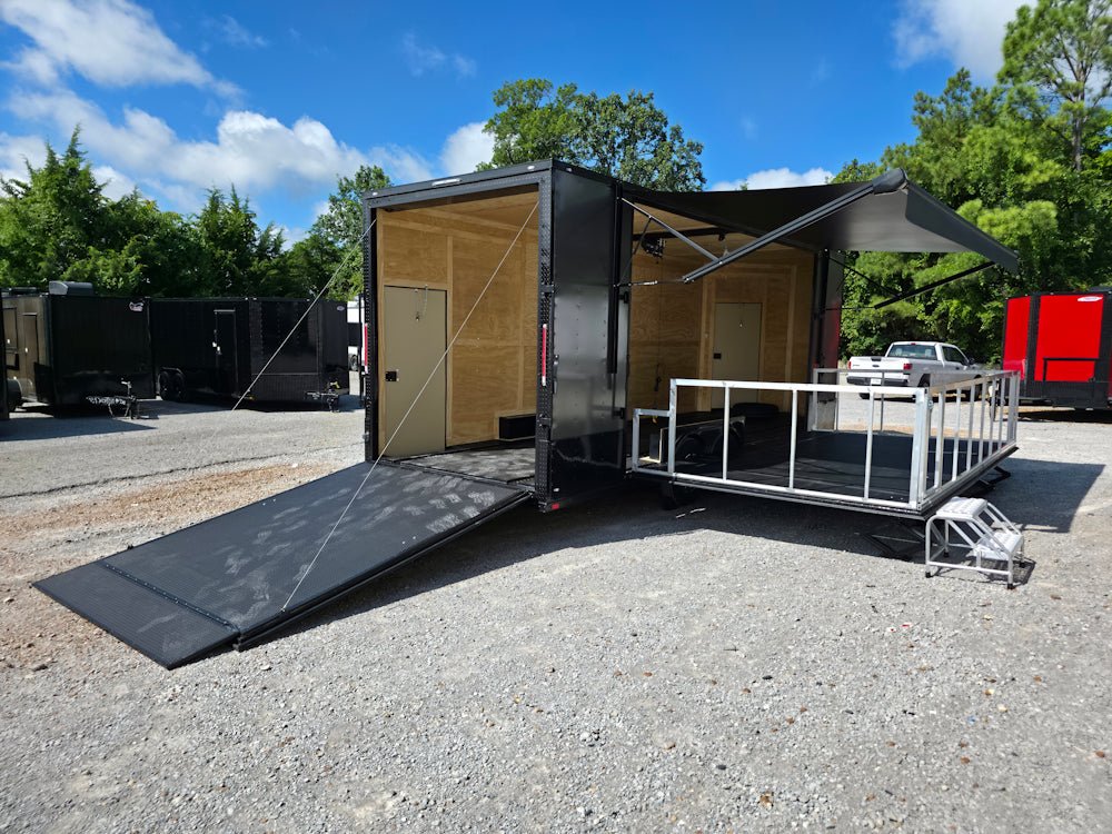 8.5′ X 24′ Custom Stage and Event Marketing Enclosed Trailer - Image 17