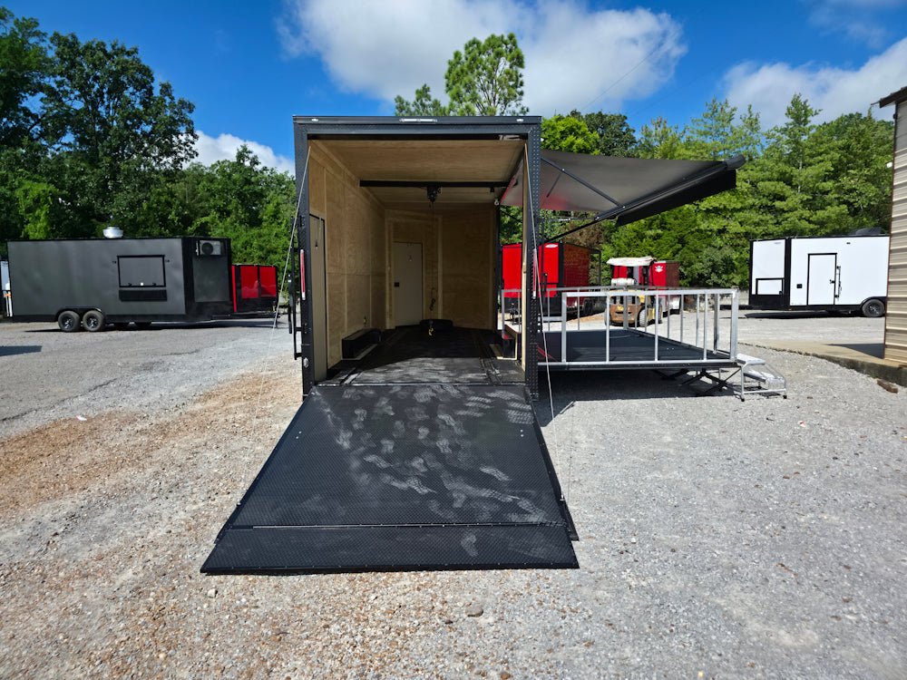 8.5′ X 24′ Custom Stage and Event Marketing Enclosed Trailer - Image 18