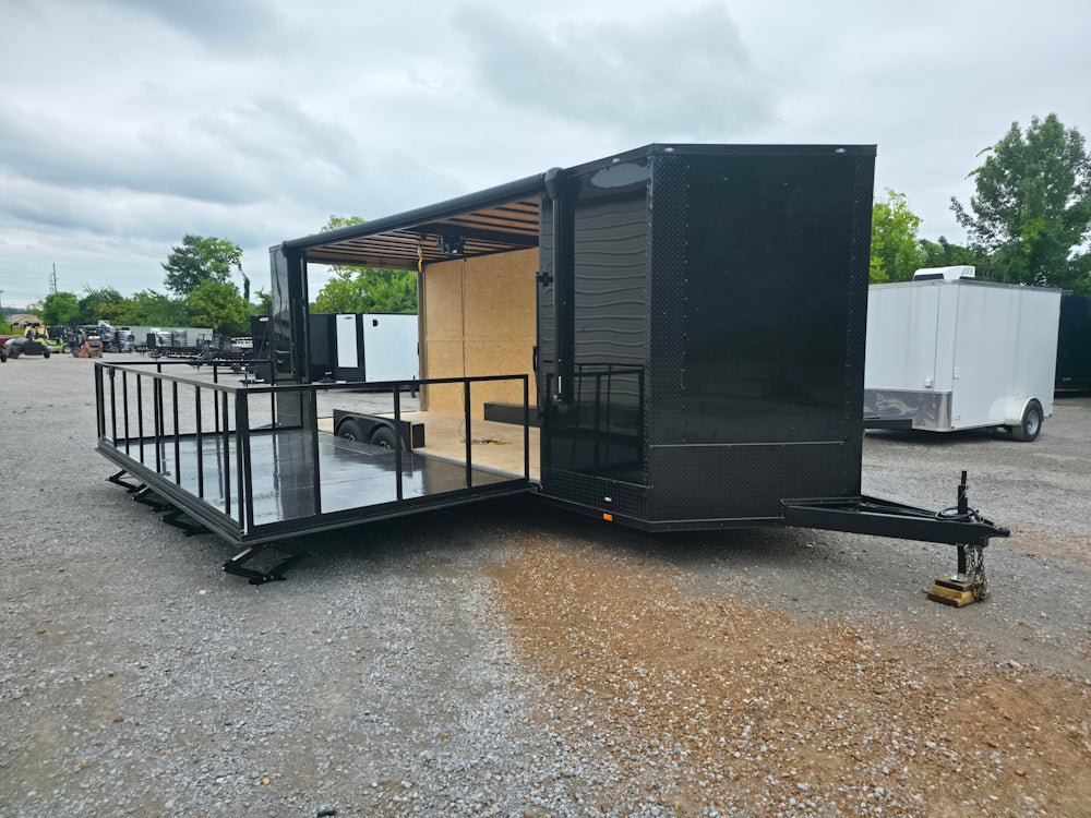 8.5′ X 24′ Custom Stage and Marketing Showcase Enclosed Trailer - Image 2