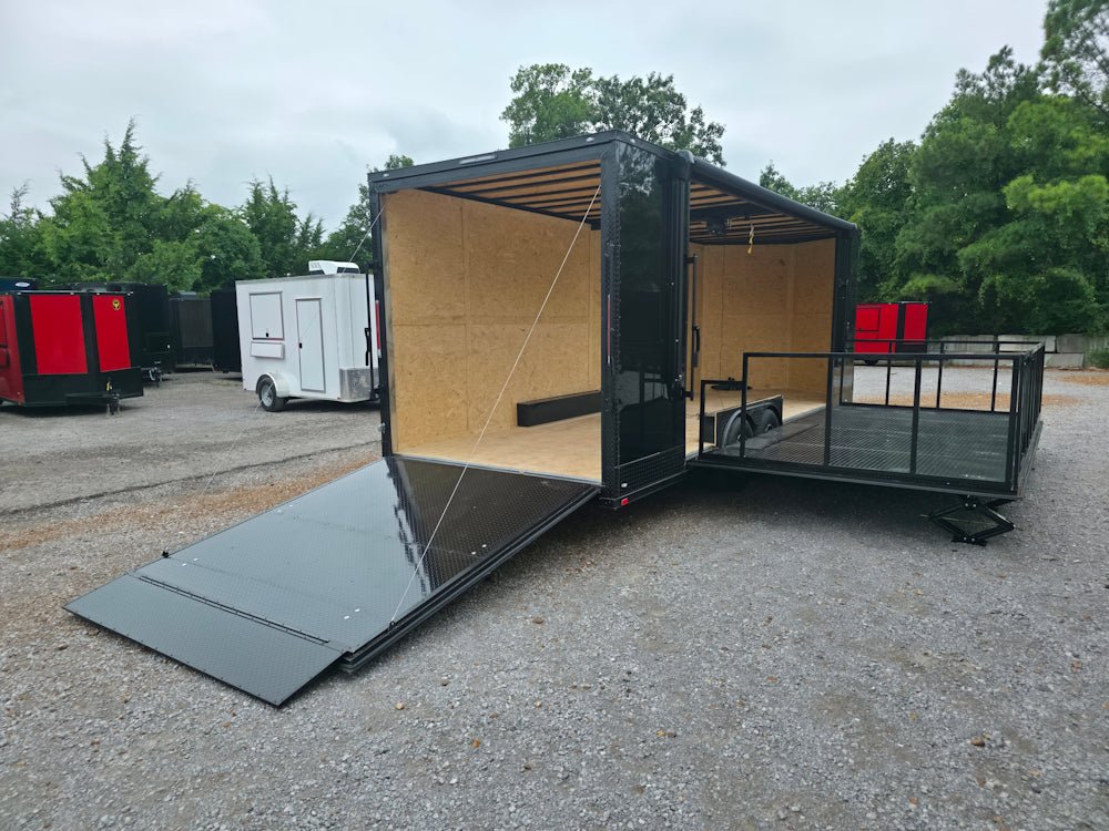 8.5′ X 24′ Custom Stage and Marketing Showcase Enclosed Trailer - Image 10
