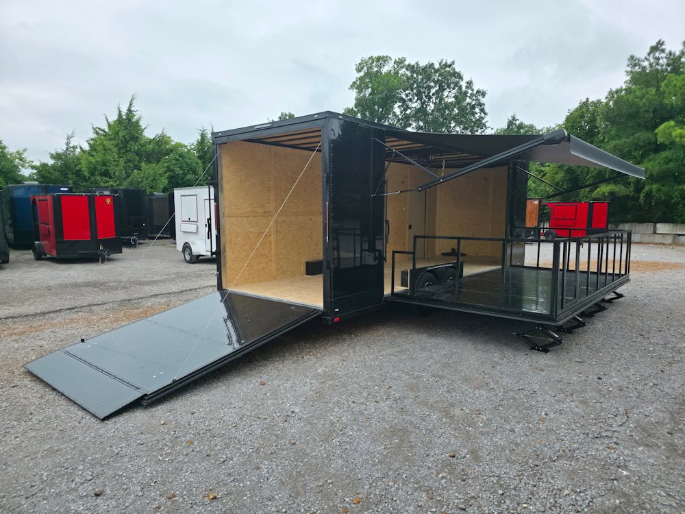 8.5′ X 24′ Custom Stage and Marketing Showcase Enclosed Trailer - Image 15