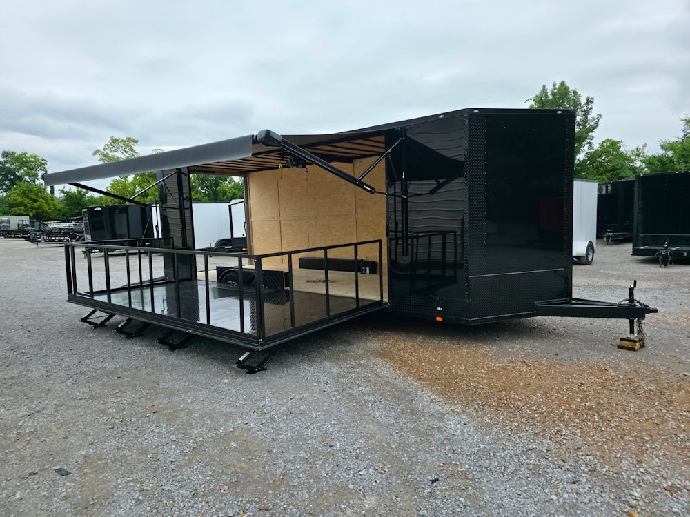 8.5′ X 24′ Custom Stage and Marketing Showcase Enclosed Trailer - Image 17