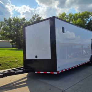 8.5×28 Enclosed Trailer For Race, Show Car Fully Loaded (2) 7,000LB Axle 14K GVWR