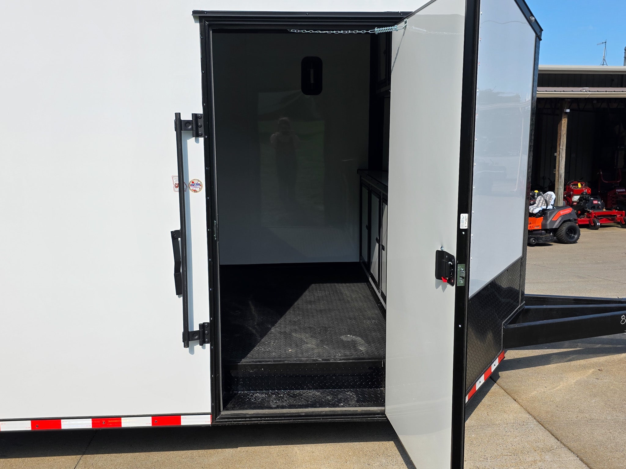 8.5×28 Enclosed Trailer For Race, Show Car Fully Loaded (2) 7,000LB Axle 14K GVWR - Image 25
