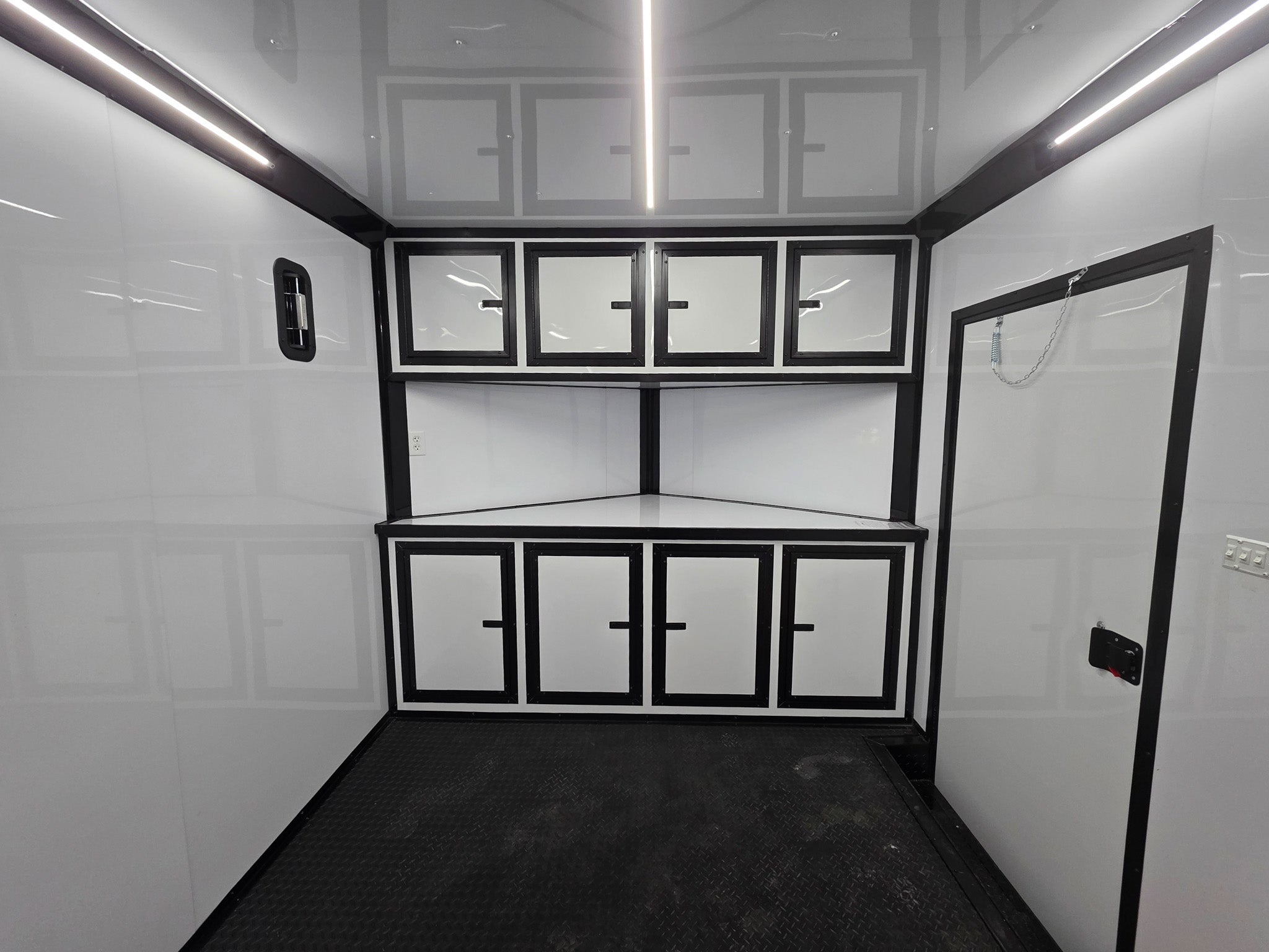 8.5×28 Enclosed Trailer For Race, Show Car Fully Loaded (2) 7,000LB Axle 14K GVWR - Image 28