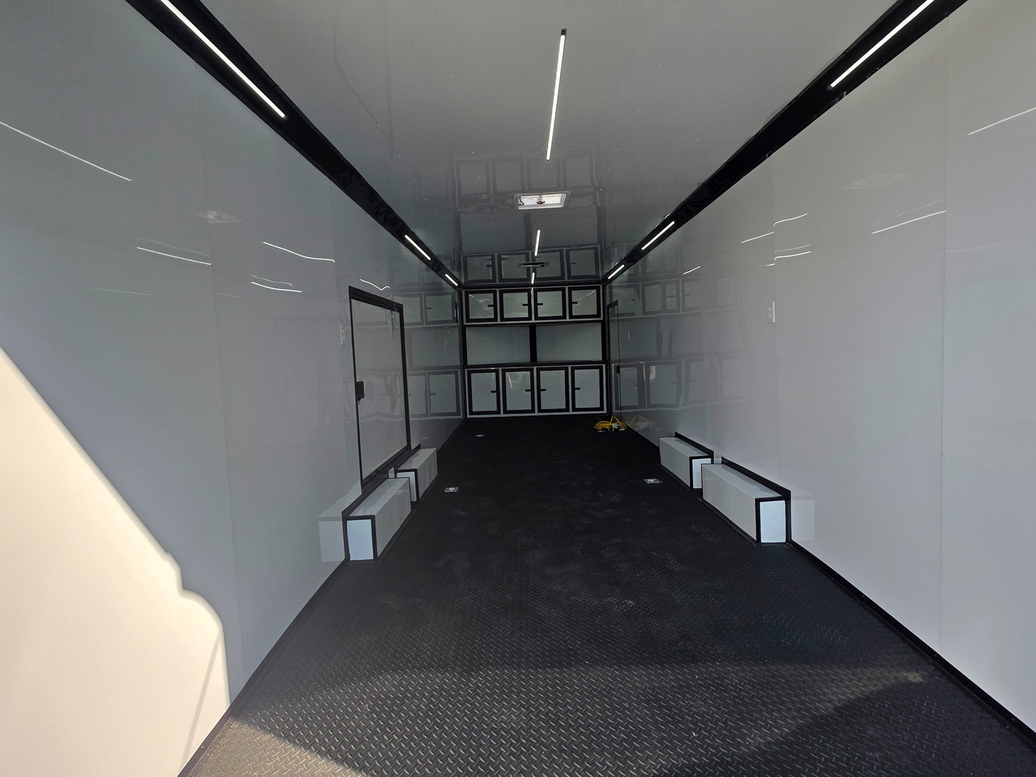 8.5×28 Enclosed Trailer For Race, Show Car Fully Loaded (2) 7,000LB Axle 14K GVWR - Image 40