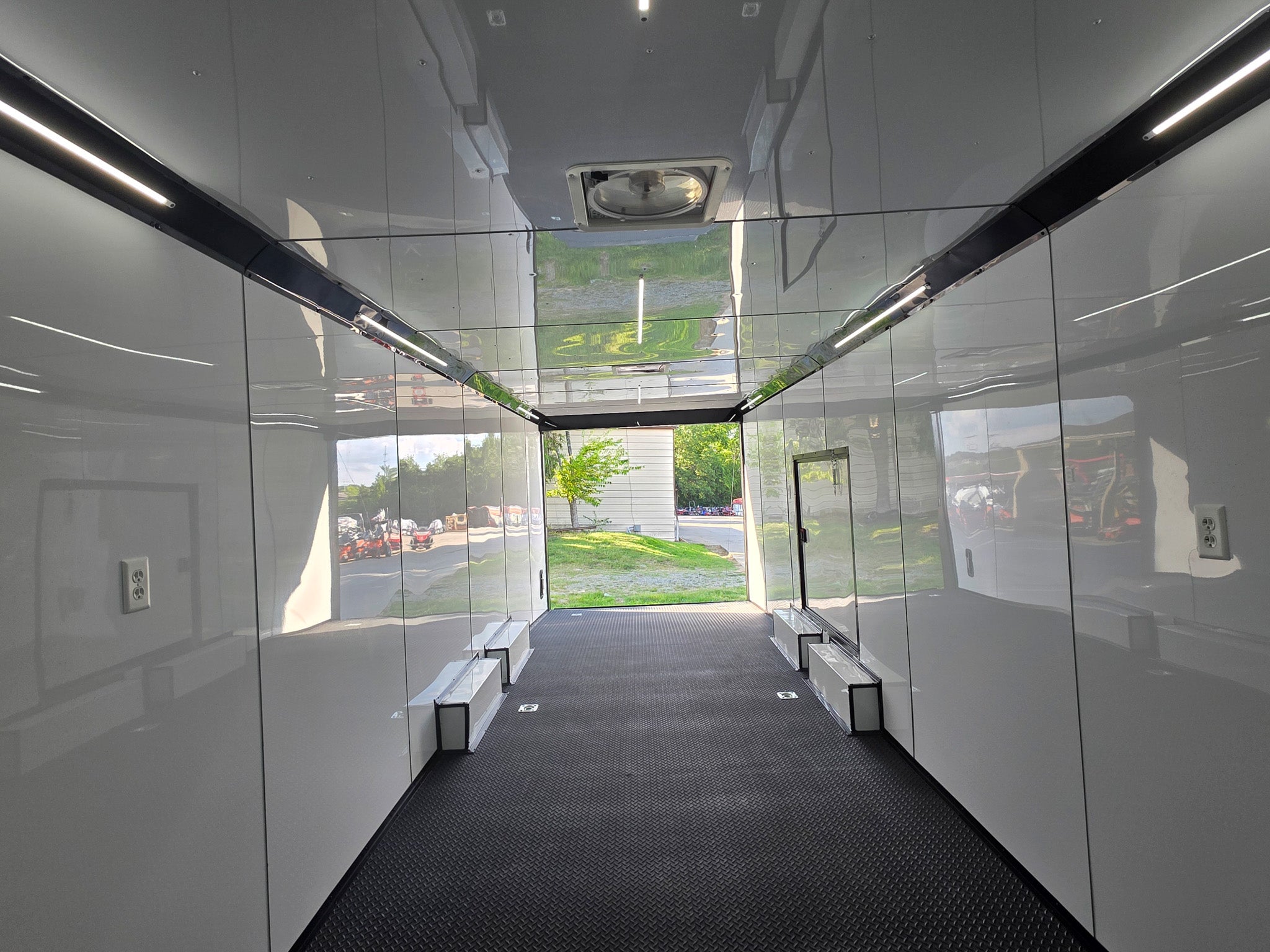8.5×28 Enclosed Trailer For Race, Show Car Fully Loaded (2) 7,000LB Axle 14K GVWR - Image 44