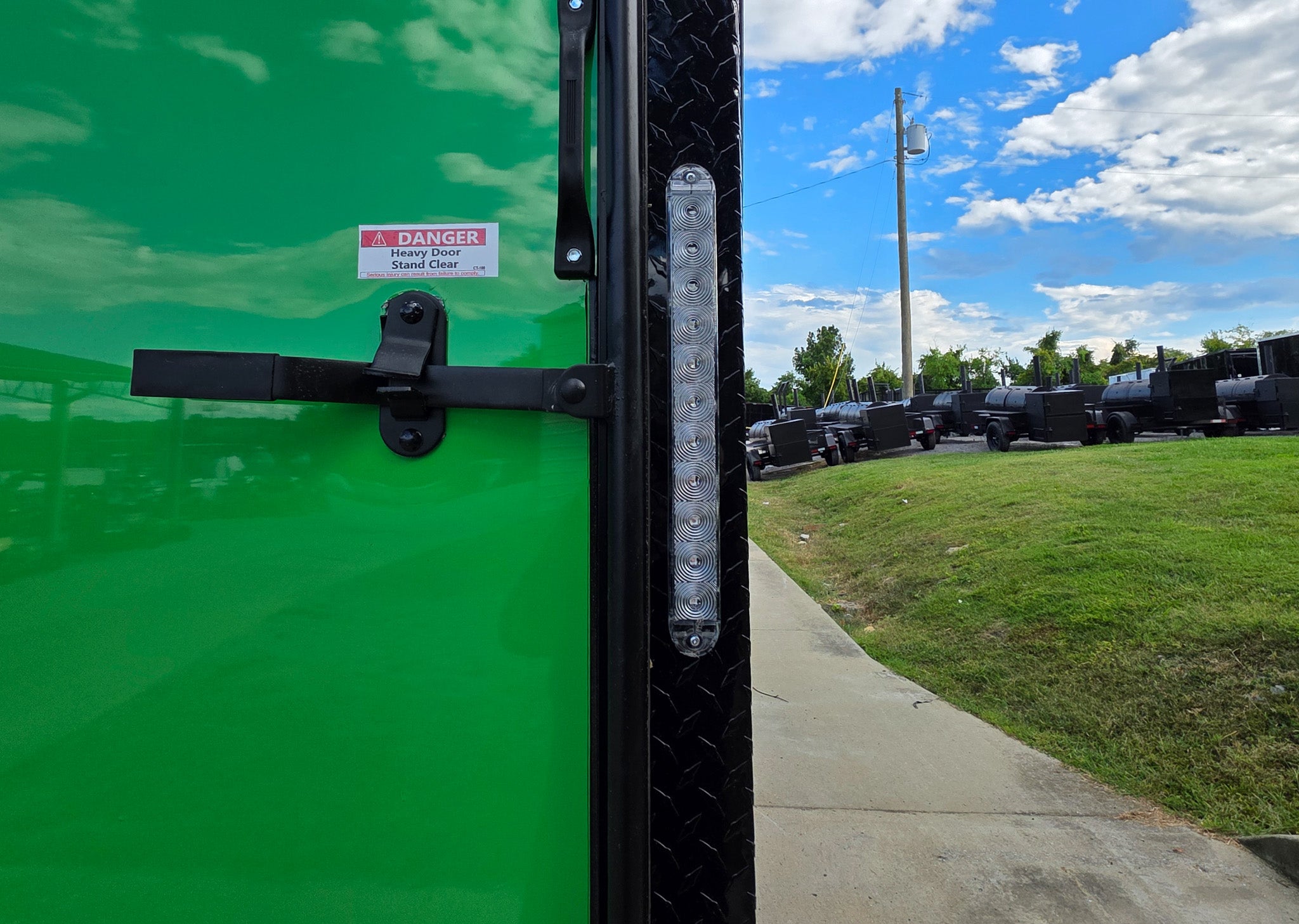 8.5×24 Lime Green w/ Blackout V-Nose Car Hauler Enclosed Trailer 9ft Interior (2) 5,200lb Axles - Image 27