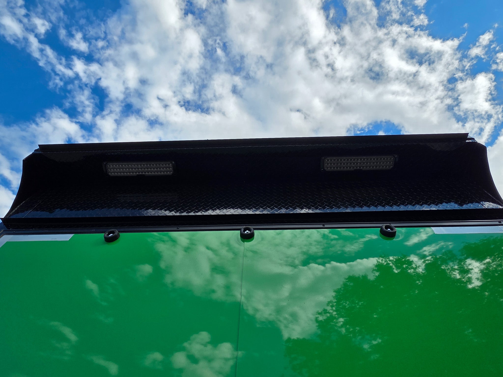 8.5×24 Lime Green w/ Blackout V-Nose Car Hauler Enclosed Trailer 9ft Interior (2) 5,200lb Axles - Image 28