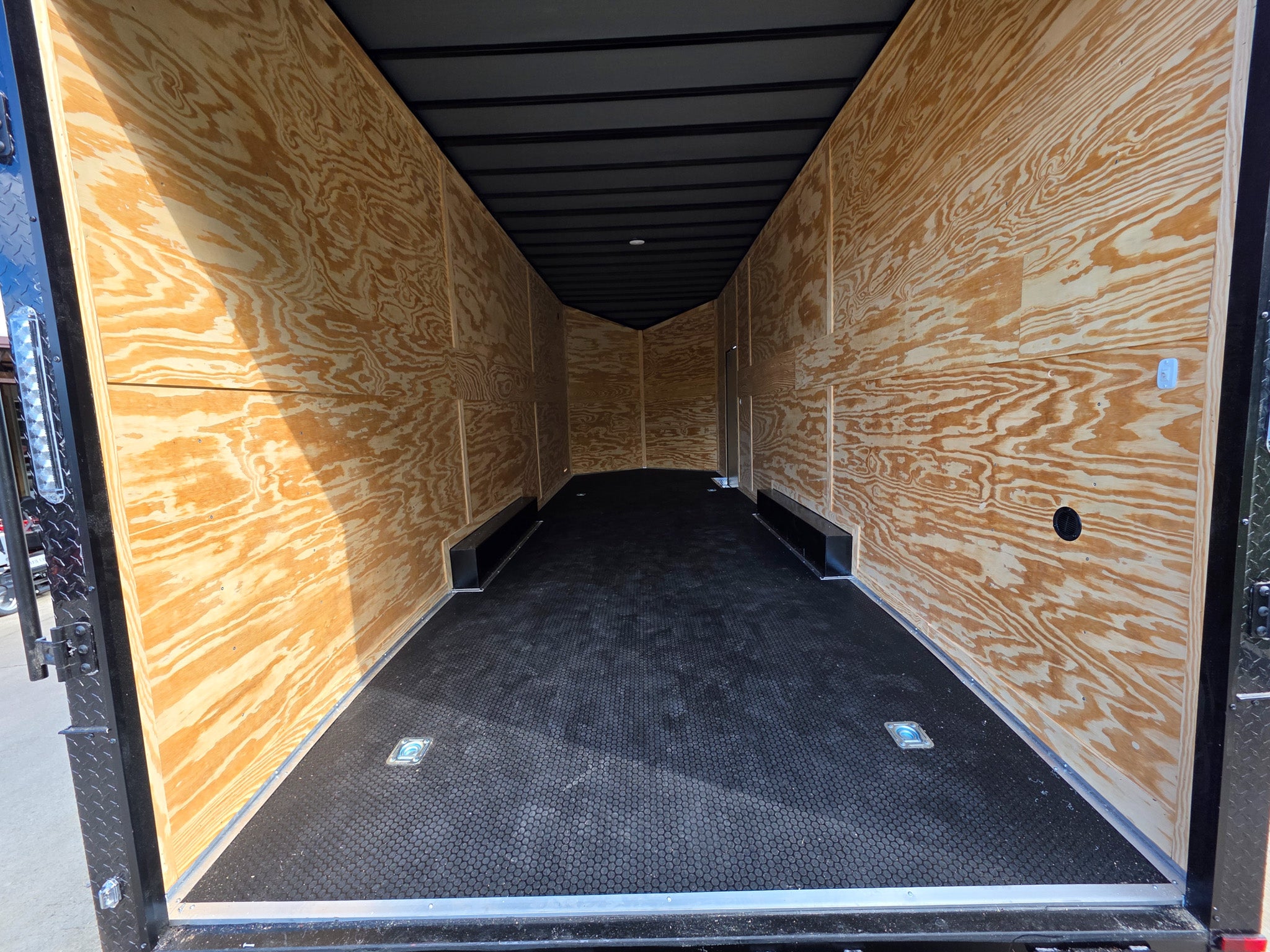 8.5×24 Lime Green w/ Blackout V-Nose Car Hauler Enclosed Trailer 9ft Interior (2) 5,200lb Axles - Image 15