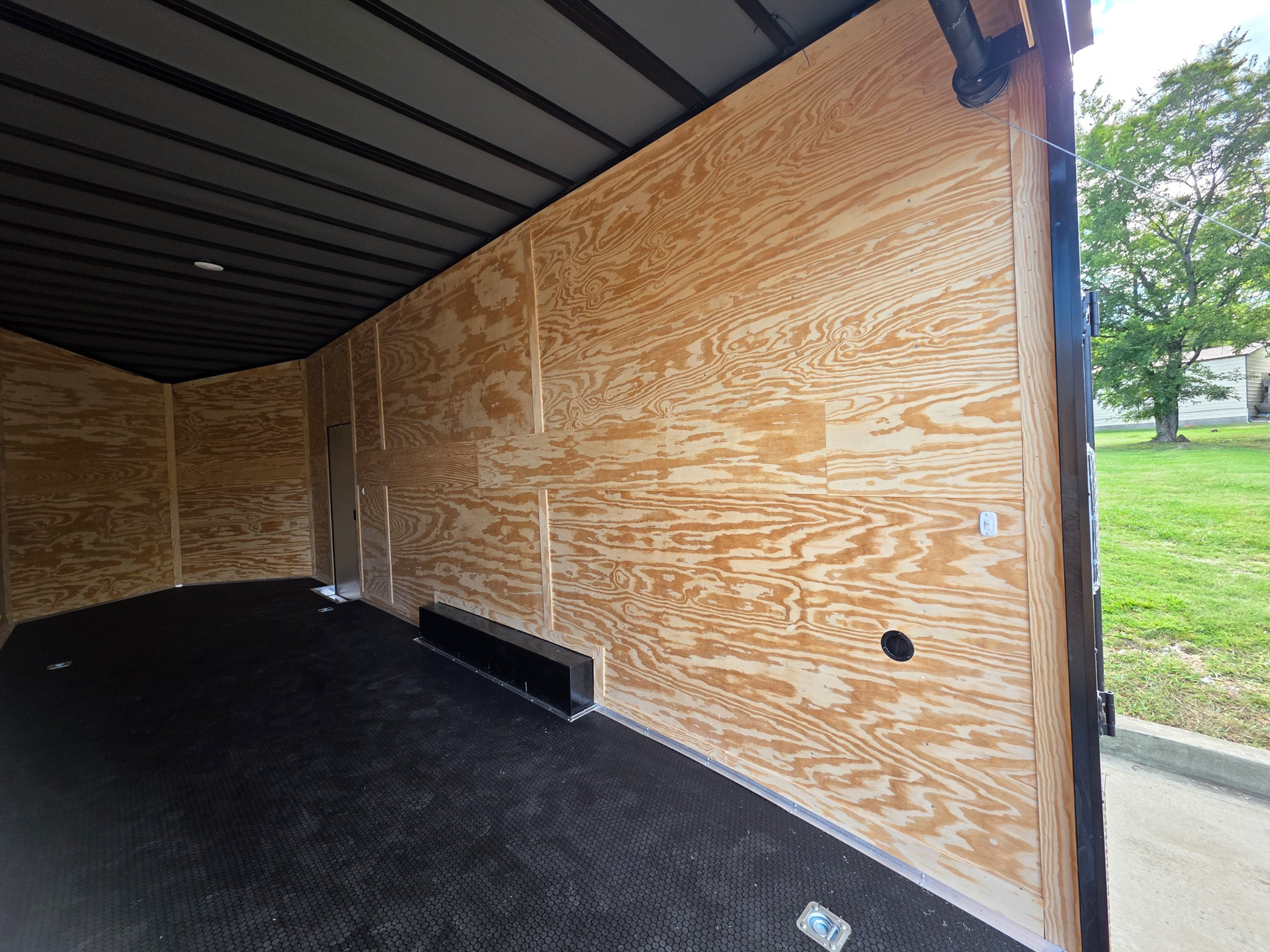 8.5×24 Lime Green w/ Blackout V-Nose Car Hauler Enclosed Trailer 9ft Interior (2) 5,200lb Axles - Image 14