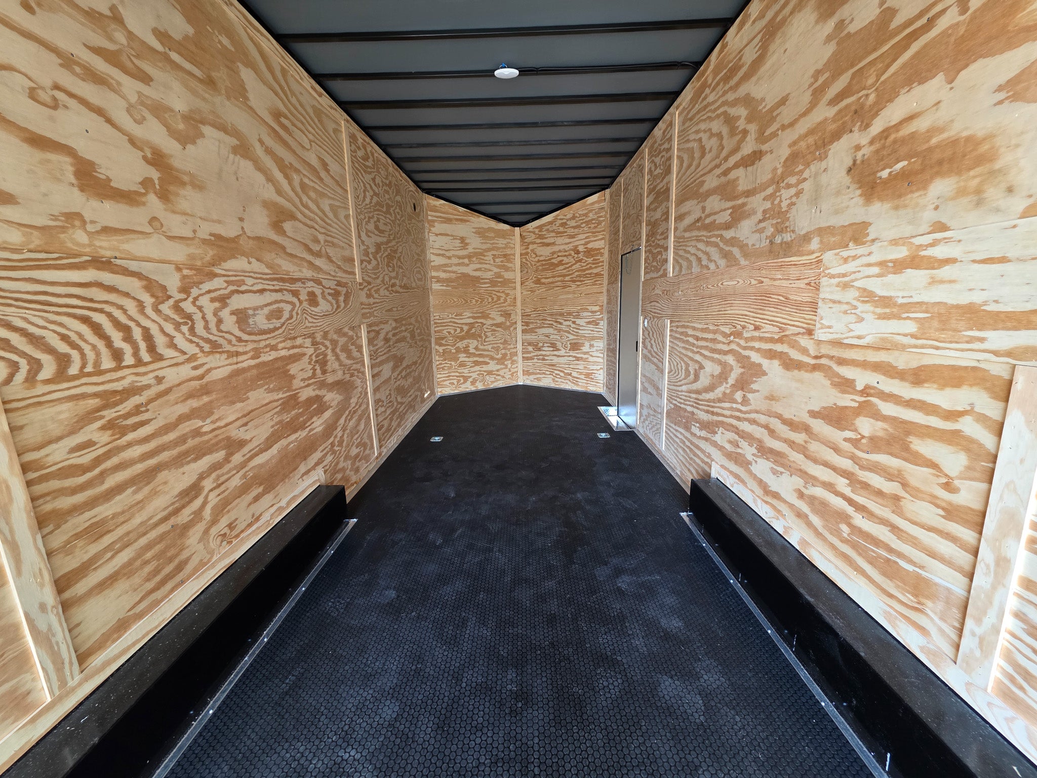 8.5×24 Lime Green w/ Blackout V-Nose Car Hauler Enclosed Trailer 9ft Interior (2) 5,200lb Axles - Image 18