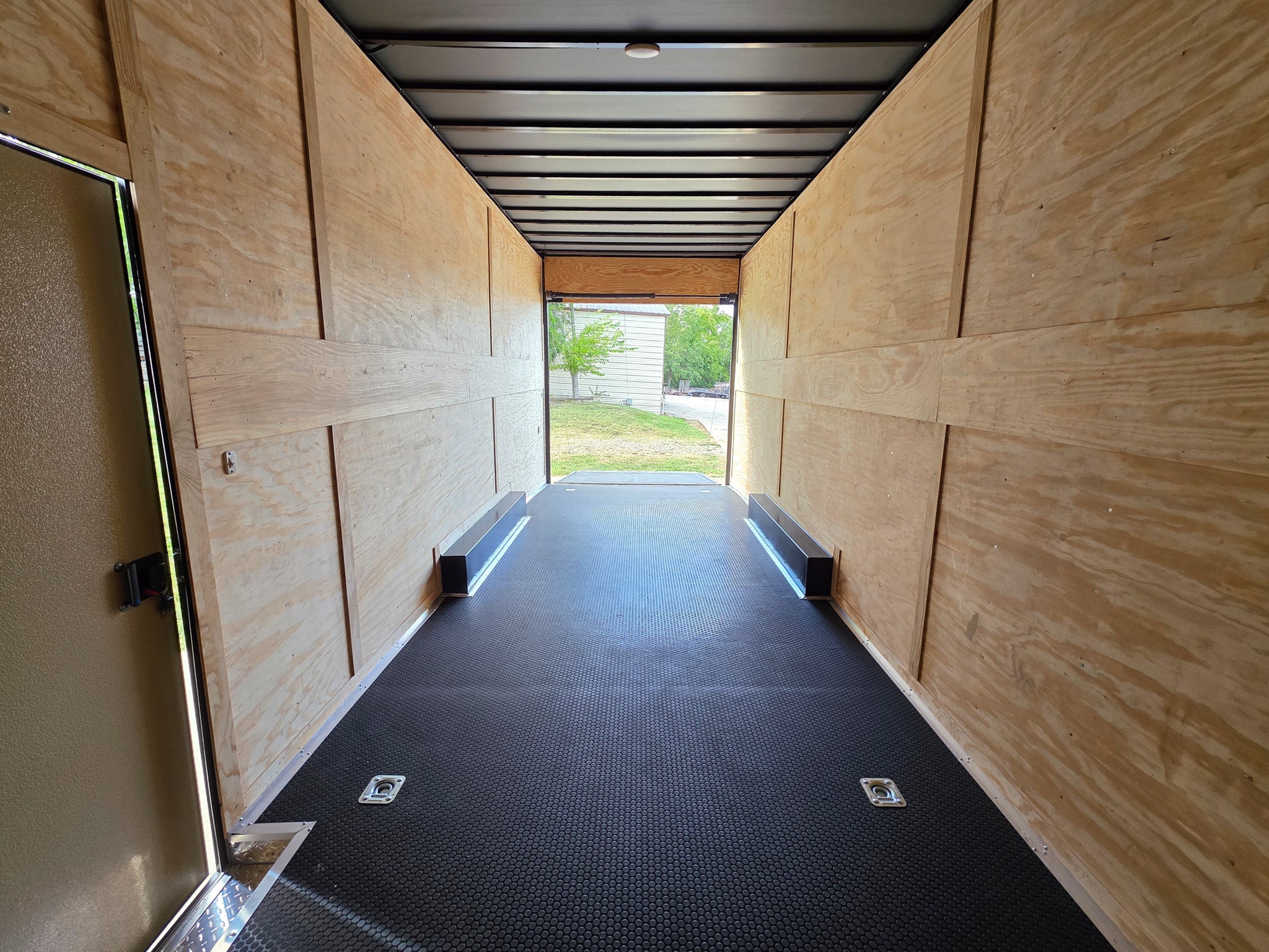 8.5×24 Lime Green w/ Blackout V-Nose Car Hauler Enclosed Trailer 9ft Interior (2) 5,200lb Axles - Image 23