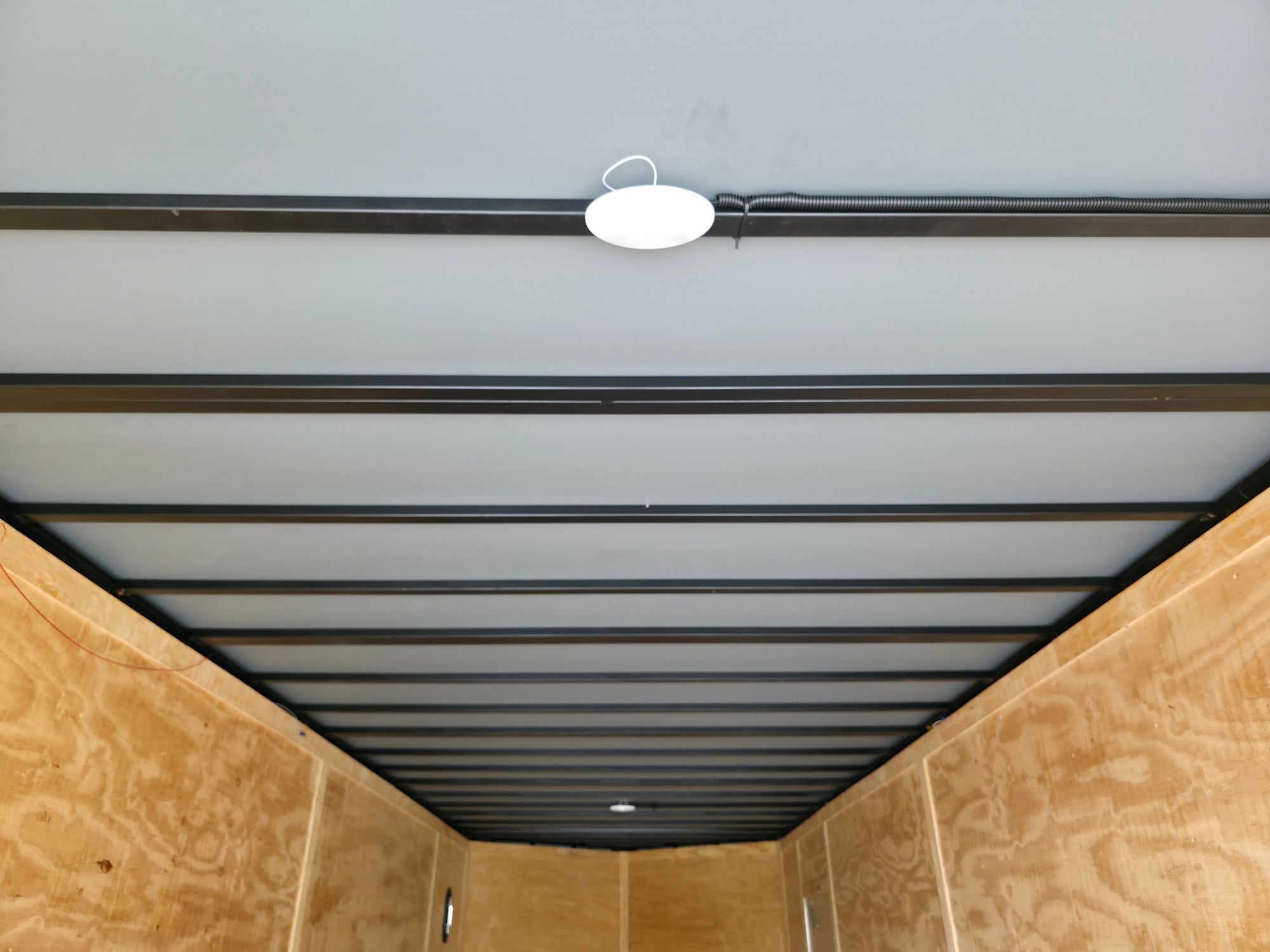 8.5×28 V Nose White Enclosed Trailer 7,000lb Axles Silver ATP - Image 20