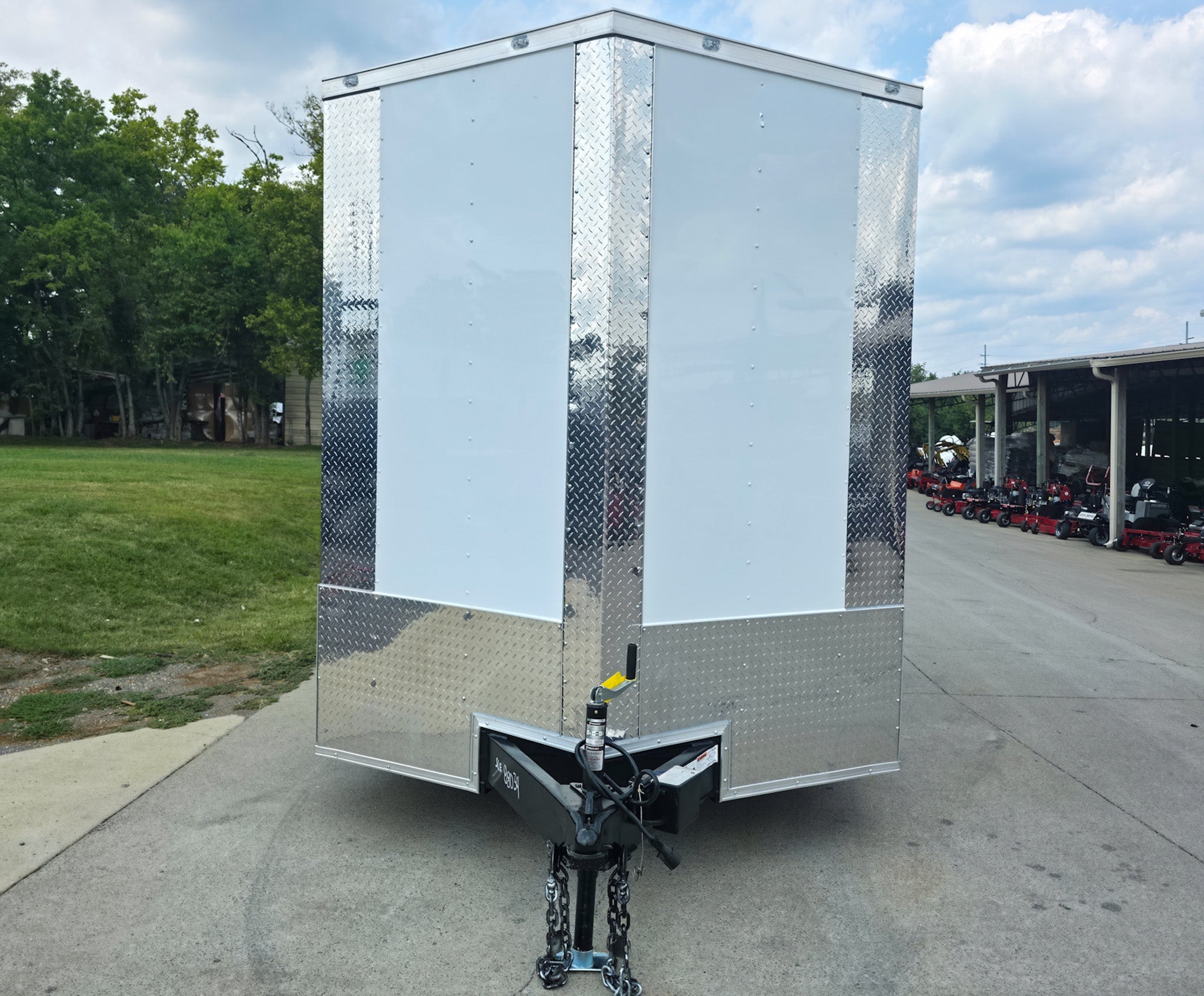 7×18 Hybrid Enclosed Trailer with Side Door (2) 5,200lb Axles Storage - Image 2