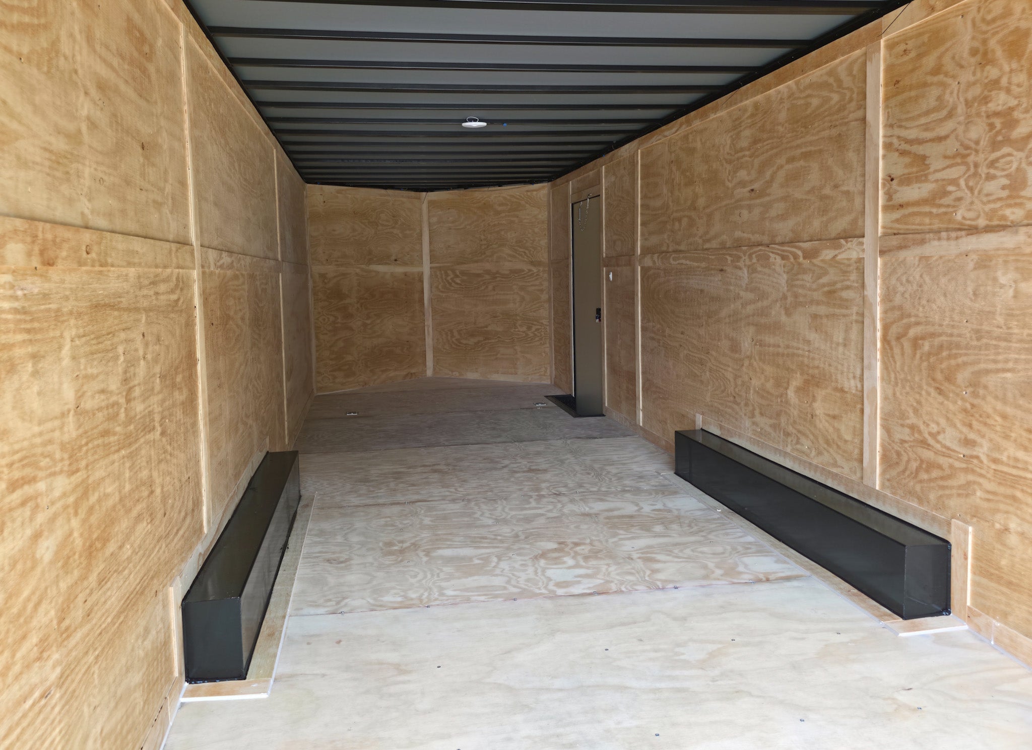 8.5×24 V Nose Neon Green Enclosed Trailer (2) 5200 LB Axles With Brakes 7 Ft Interior Height With Black Out Package - Image 20