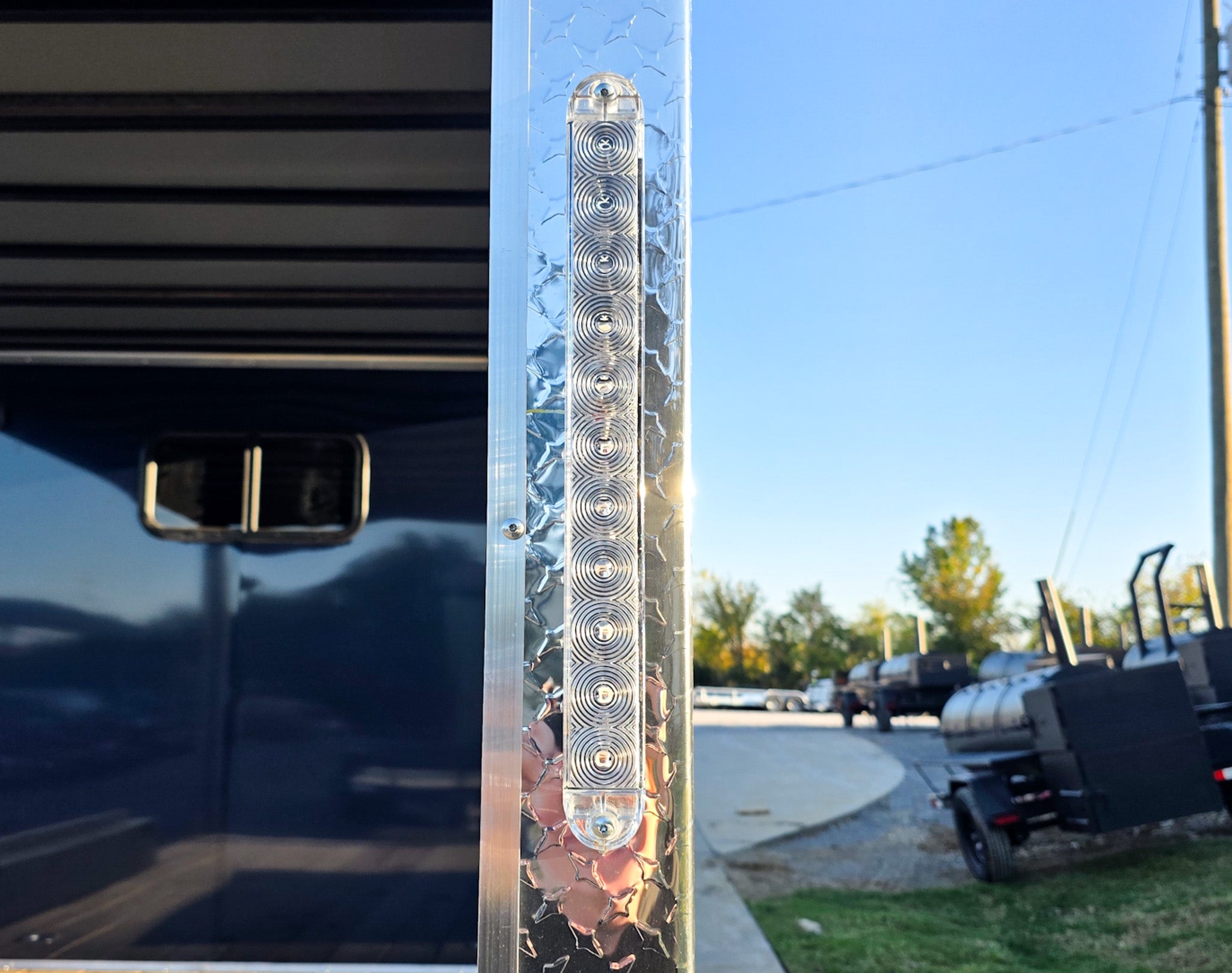 8.5×18 Indigo Enclosed Trailer Hybrid V-Nose with Roof (2)5,200LB Axles - Image 26